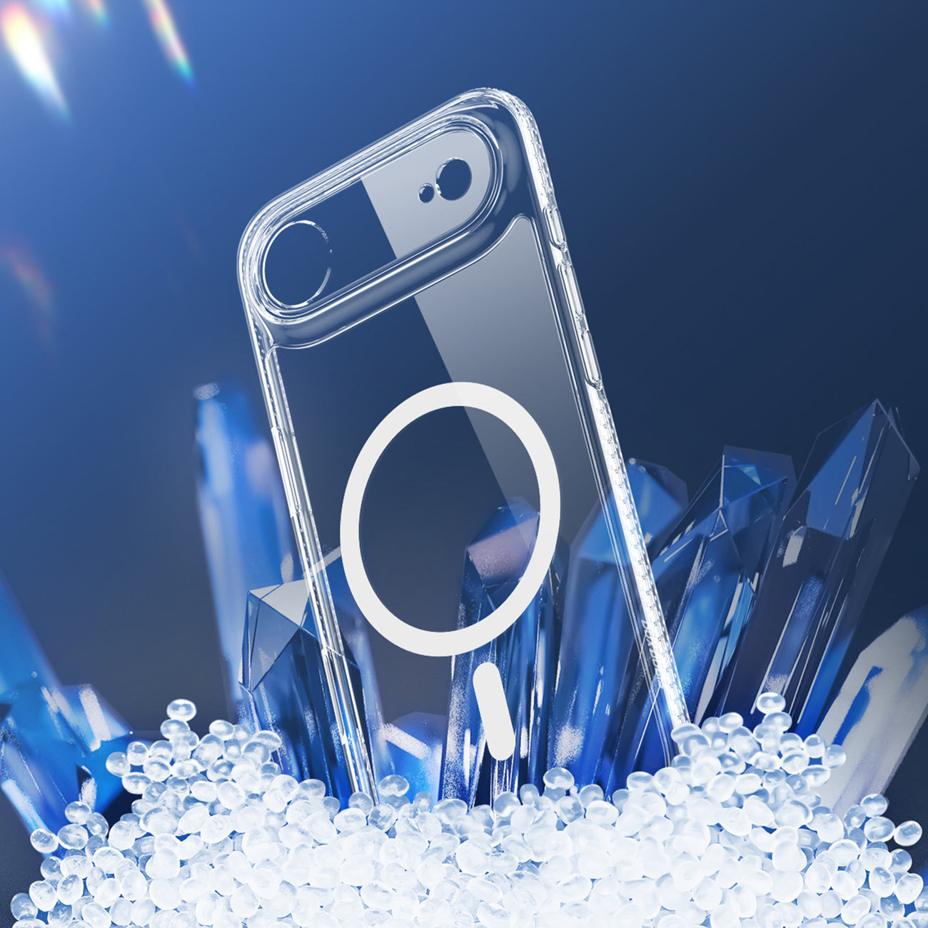 MagSafe skaidrus dėklas iPhone 17 Air – Dux Ducis