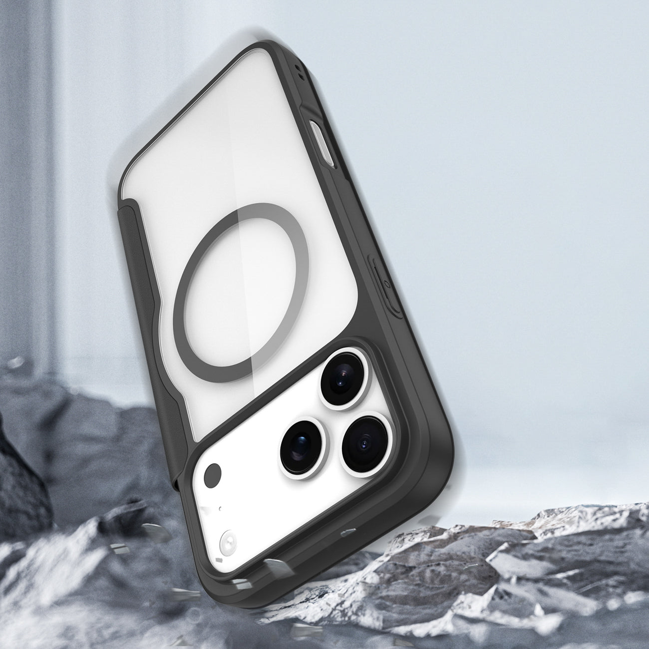 Dux Ducis Skin X Pro MagSafe dėklas iPhone 17 Pro – juodas