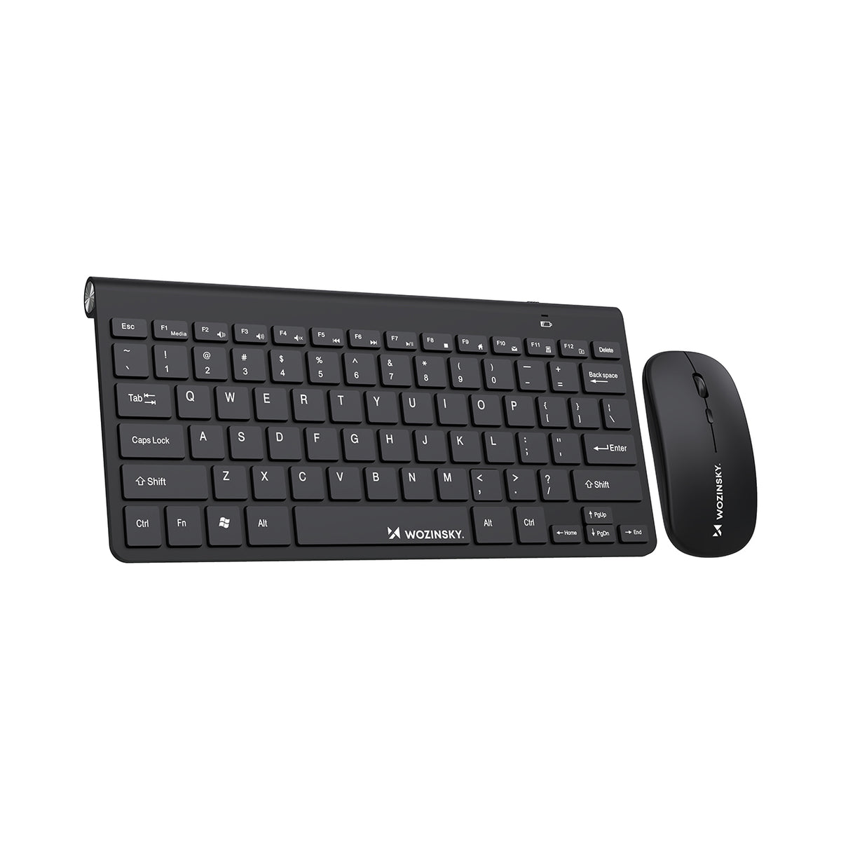 Wozinsky belaidė klaviatūra + kompaktiška pelė rinkinys - juoda -- Gaming Accessories