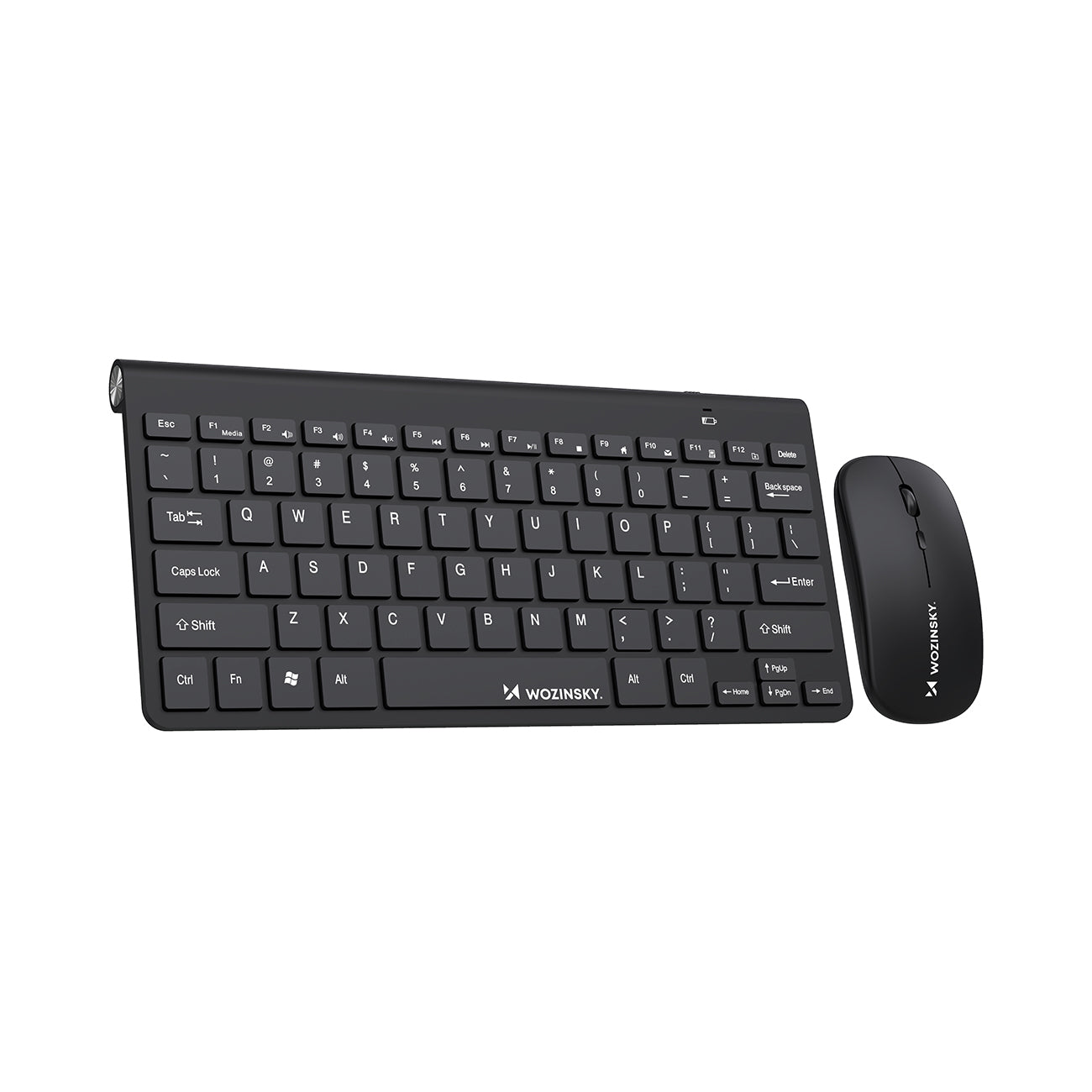Wozinsky belaidė klaviatūra + kompaktiška pelė rinkinys - juoda -- Gaming Accessories