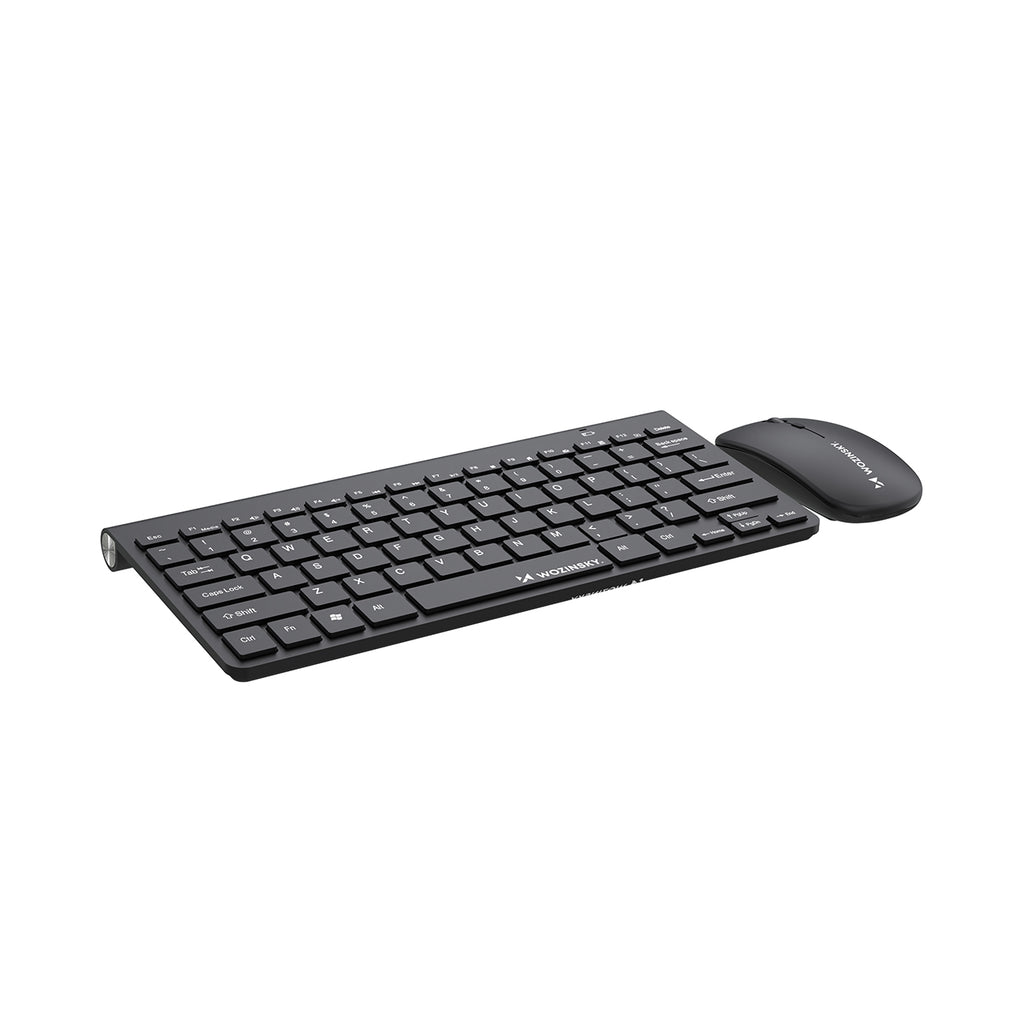 Wozinsky belaidė klaviatūra + kompaktiška pelė rinkinys - juoda -- Gaming Accessories