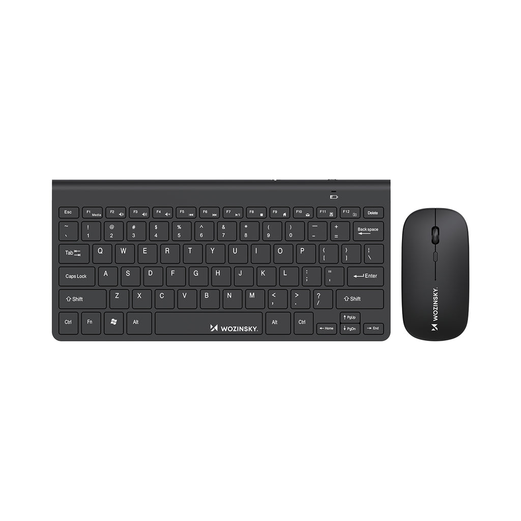Wozinsky belaidė klaviatūra + kompaktiška pelė rinkinys - juoda -- Gaming Accessories