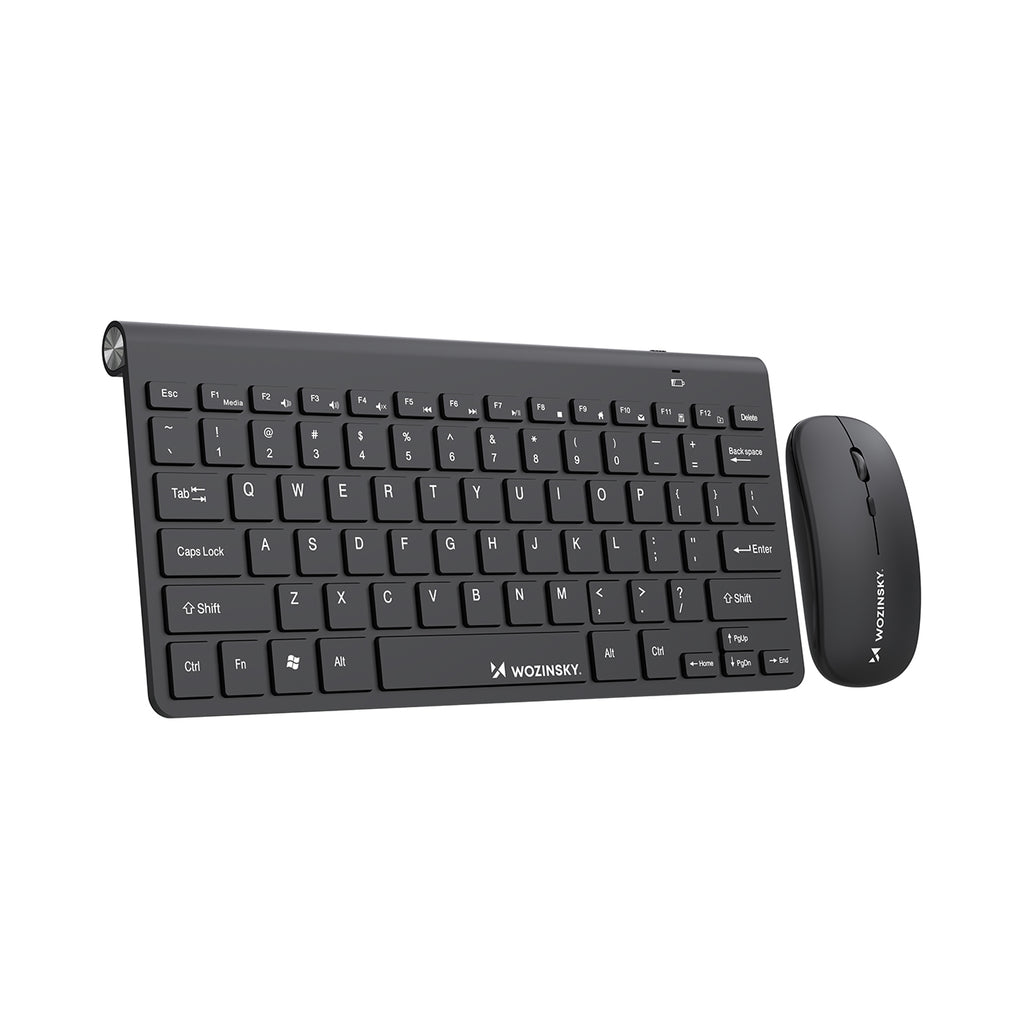 Wozinsky belaidė klaviatūra + kompaktiška pelė rinkinys - juoda -- Gaming Accessories
