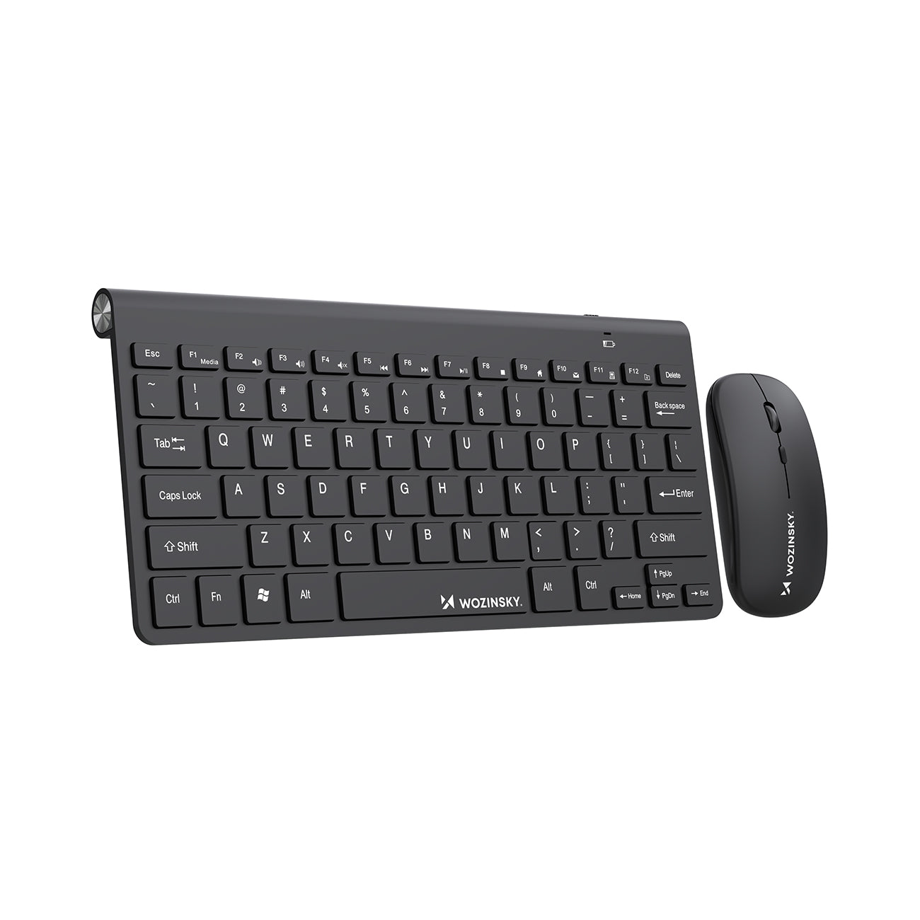 Wozinsky belaidė klaviatūra + kompaktiška pelė rinkinys - juoda -- Gaming Accessories