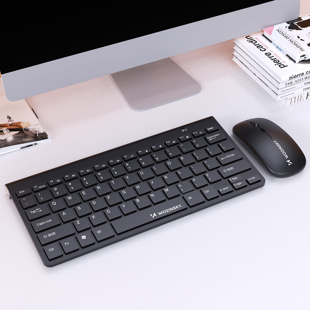 Wozinsky belaidė klaviatūra + kompaktiška pelė rinkinys - juoda -- Gaming Accessories