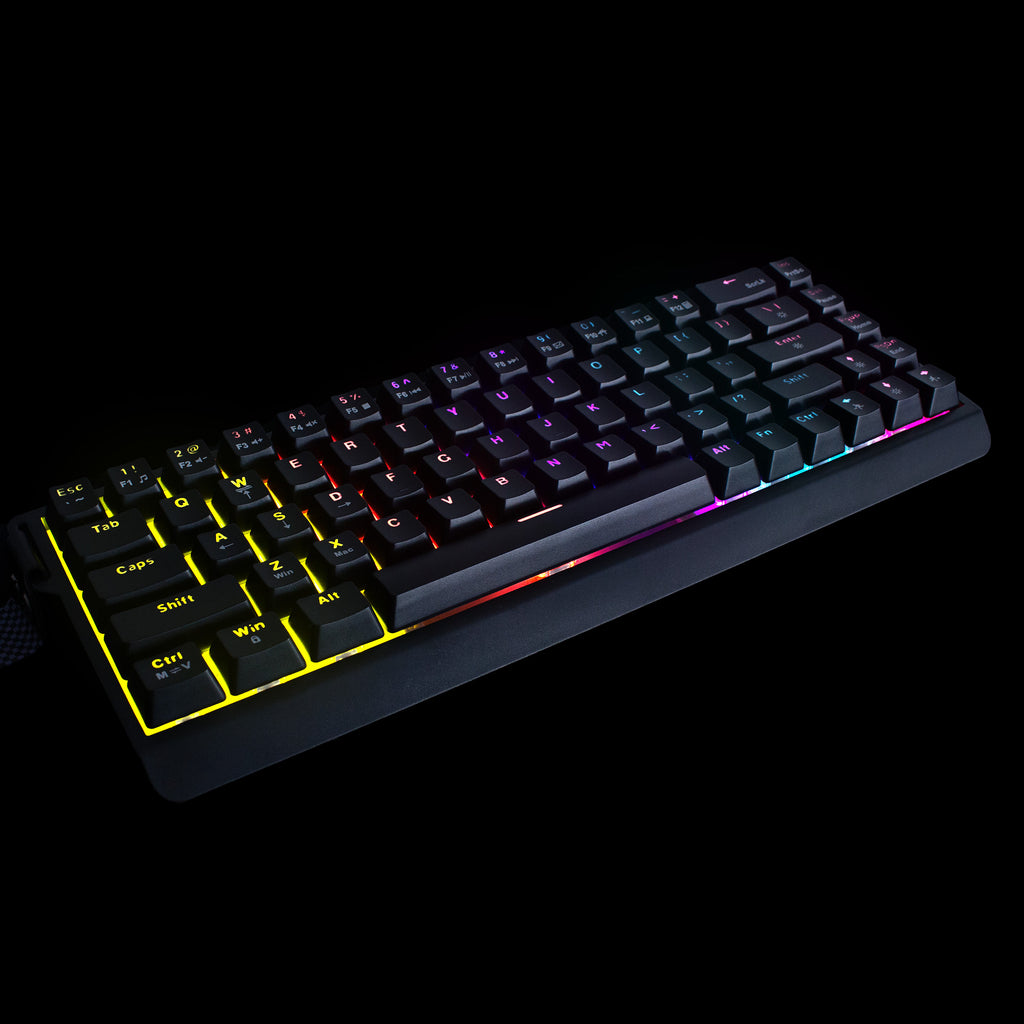 Wozinsky WKGP-1165 Mechaninė Žaidimų Klaviatūra su RGB Apšvietimu - Juoda -- Gaming Accessories
