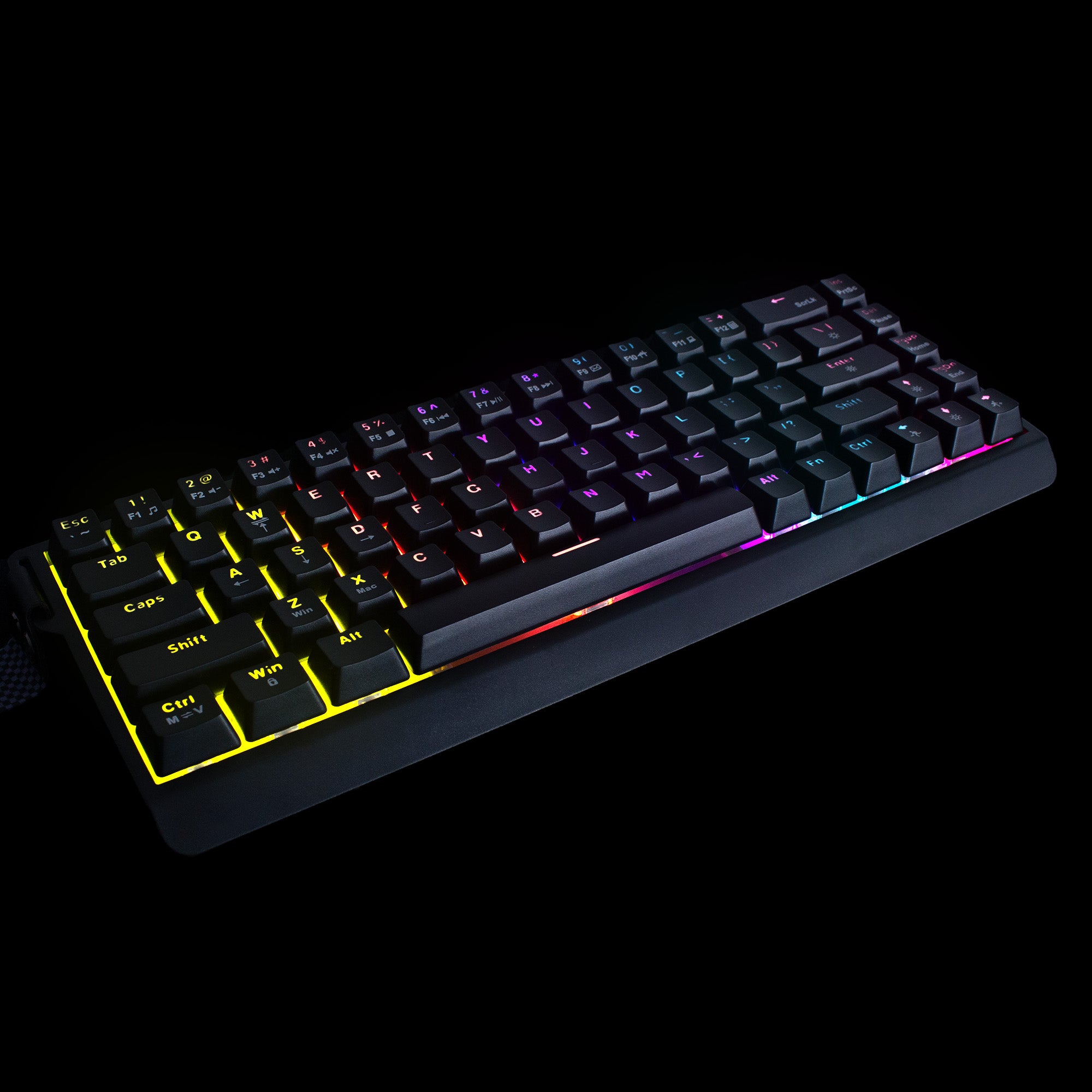 Wozinsky WKGP-1165 Mechaninė Žaidimų Klaviatūra su RGB Apšvietimu - Juoda -- Gaming Accessories