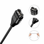 Tech-Protect MC04 UltraBoost USB-A laidas Garmin laikrodžiui 1m - juodas -- Cell phone cables