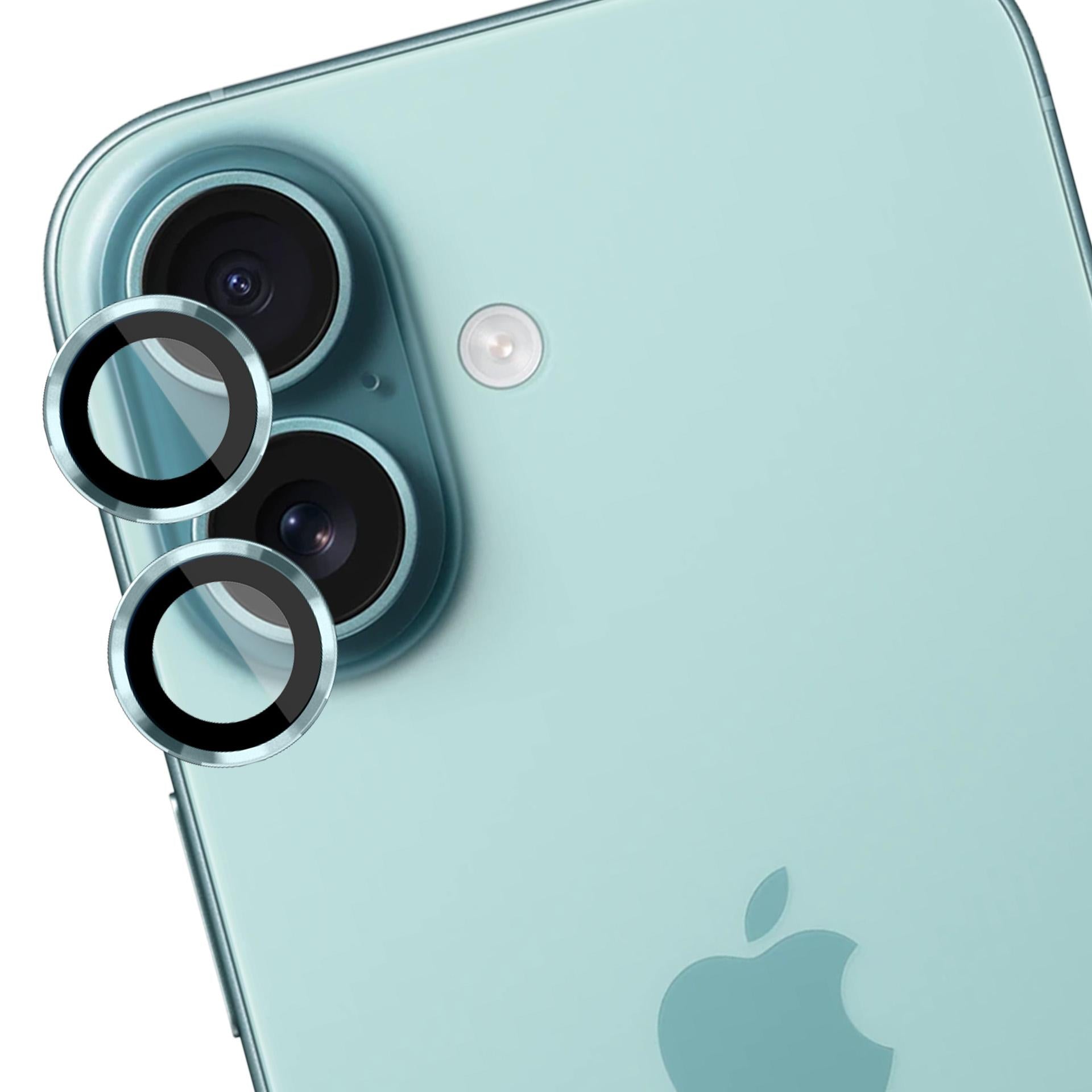3mk Lens Protection Pro grūdintas stiklas, skirtas iPhone 17 – žalias