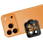 3mk Lens Protection Pro grūdintas stiklas, skirtas iPhone 17 Pro / 17 Pro Max – oranžinis