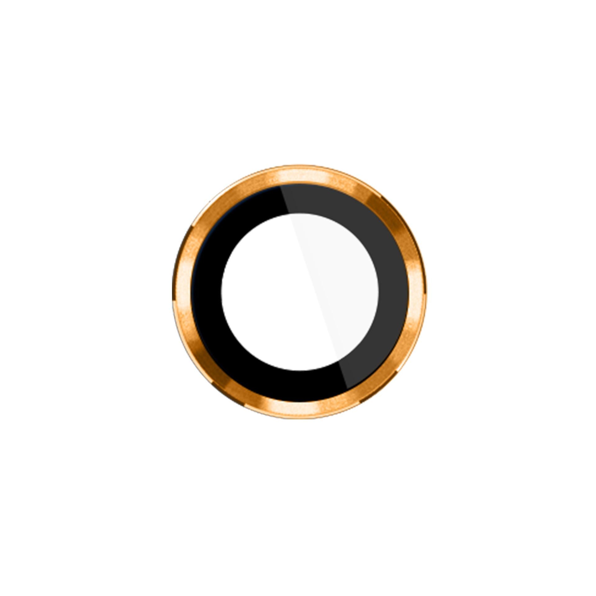 3mk Lens Protection Pro grūdintas stiklas, skirtas iPhone 17 Pro / 17 Pro Max – oranžinis
