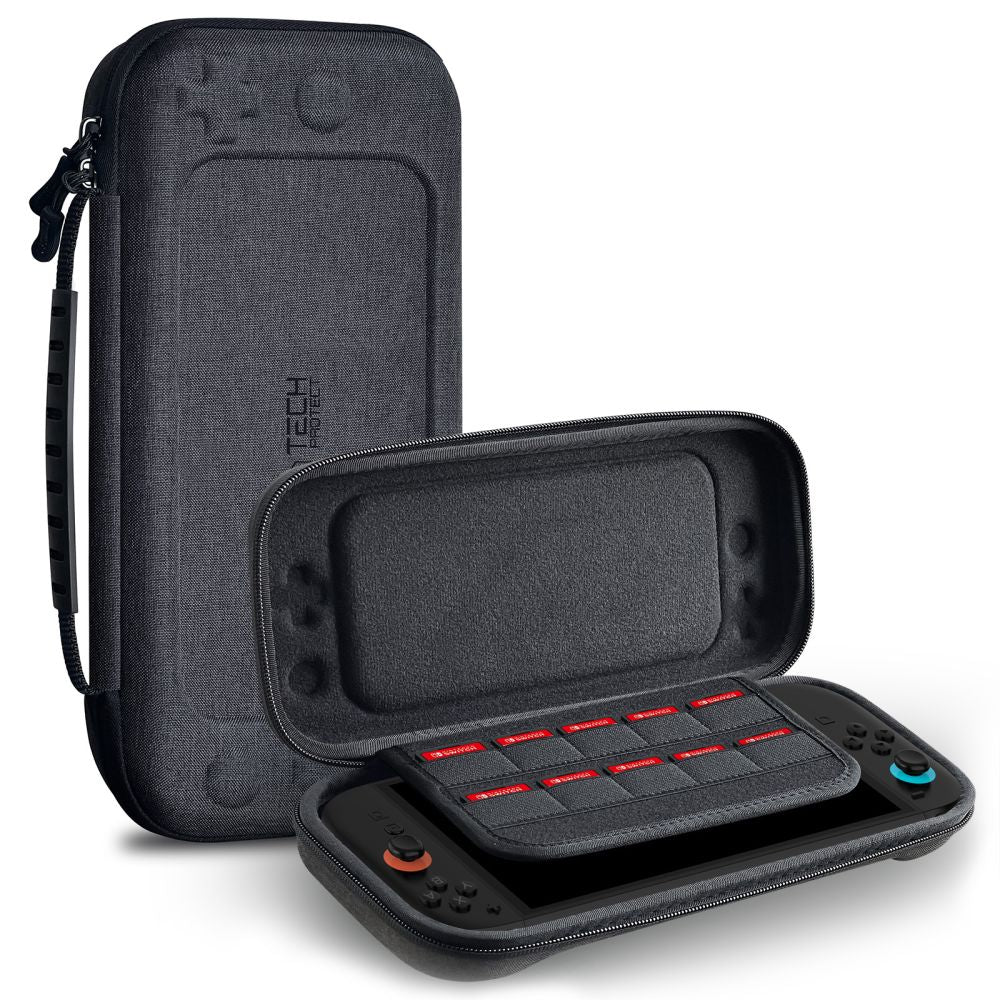 Tech-Protect Hardpouch dėklas Nintendo Switch 2 – pilkas -- Others