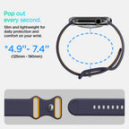 Spigen Nano Pop dirželis, skirtas Apple Watch 40/41/42 mm – tamsiai mėlyna/oranžinė