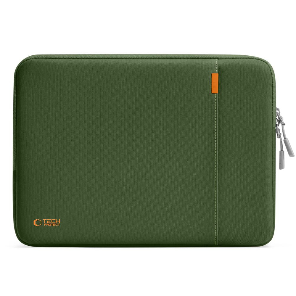 Tech-Protect Defender nešiojamojo kompiuterio dėklas 13-14 - Žalias -- Laptop Bags