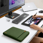 Tech-Protect Defender nešiojamojo kompiuterio dėklas 13-14 - Žalias -- Laptop Bags