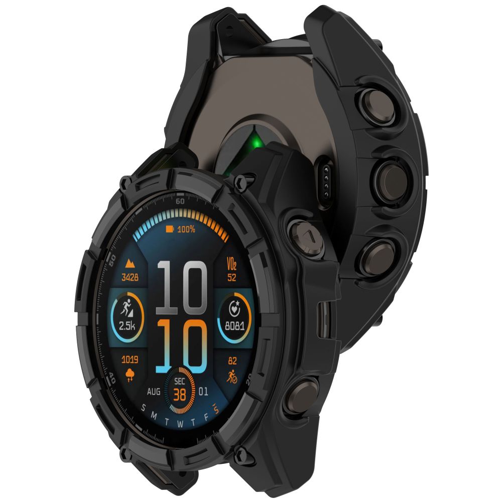 Tech-Protect Defense Air dėklas Garmin Fenix 8 47 mm – juodas -- Others