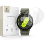 Tech-Protect Glass Fit+ grūdintas stiklas Galaxy Watch 40–44 mm (2 vnt.) -- Samsung Galaxy Watch 40mm / Samsung Galaxy...