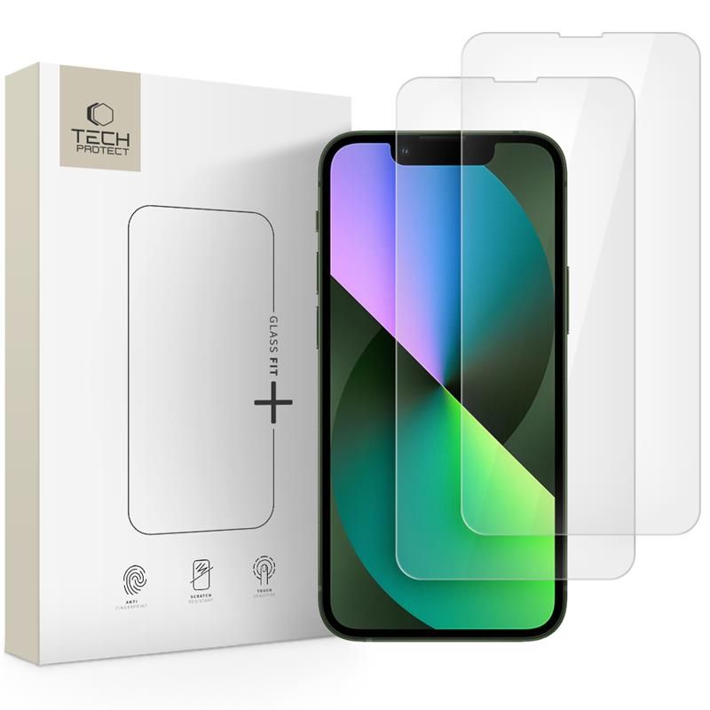 Tech-Protect Glass Fit+ stiklas iPhone 13 mini (2 vnt.) -- iPhone 13 Mini