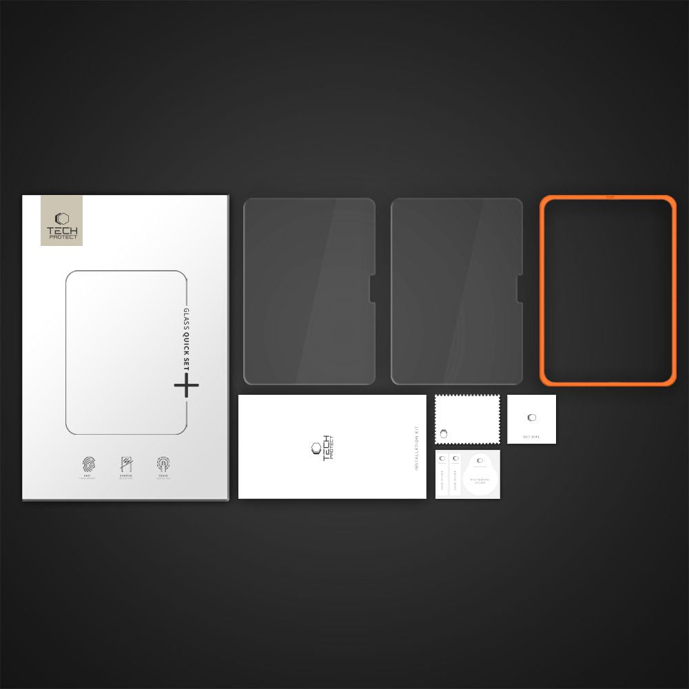 Tech-Protect Easy Set+ stiklas iPad Air 11" 2024/2025 (2 vnt.) -- iPad Air 11" 2024