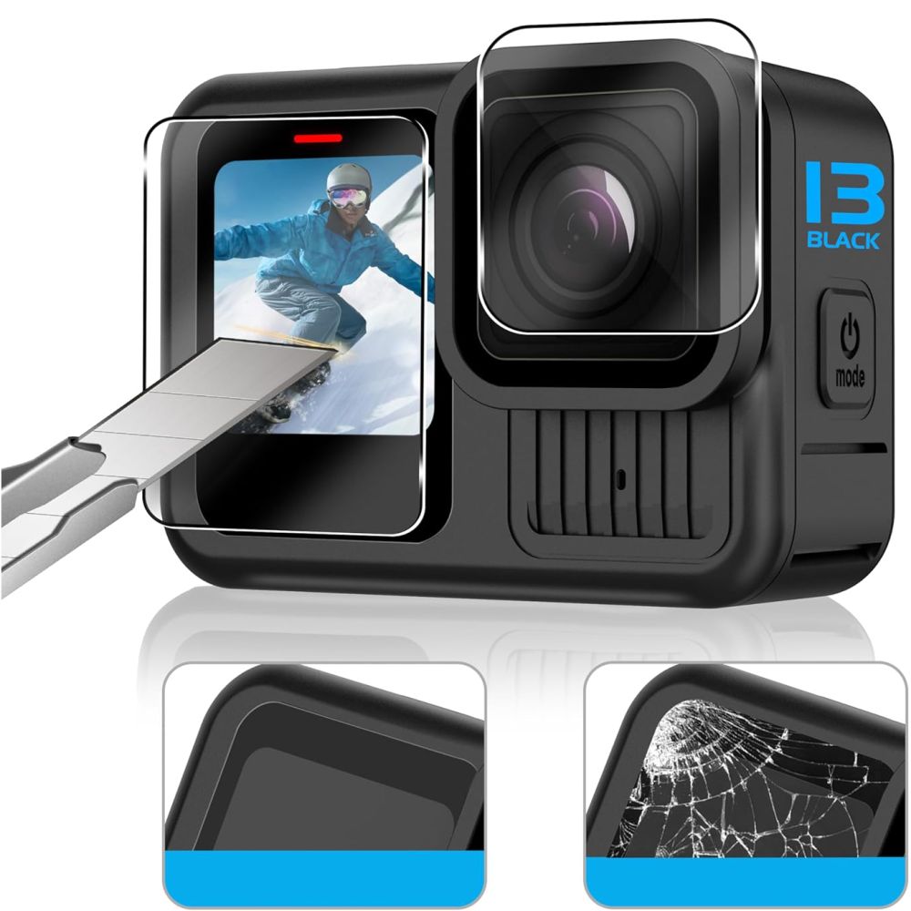 Tech-Protect Glass Fit+ grūdintas stiklas GoPro Hero 9–12 (2 vnt.) -- Others