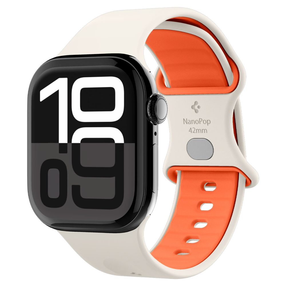 Spigen Nano Pop dirželis, skirtas Apple Watch 40/41/42 mm – smėlio spalvos