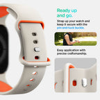 Spigen Nano Pop dirželis, skirtas Apple Watch 40/41/42 mm – smėlio spalvos
