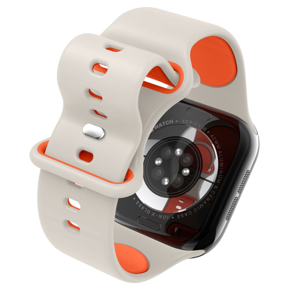 Spigen Nano Pop dirželis, skirtas Apple Watch 40/41/42 mm – smėlio spalvos