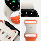 Spigen Nano Pop dirželis, skirtas Apple Watch 40/41/42 mm – smėlio spalvos
