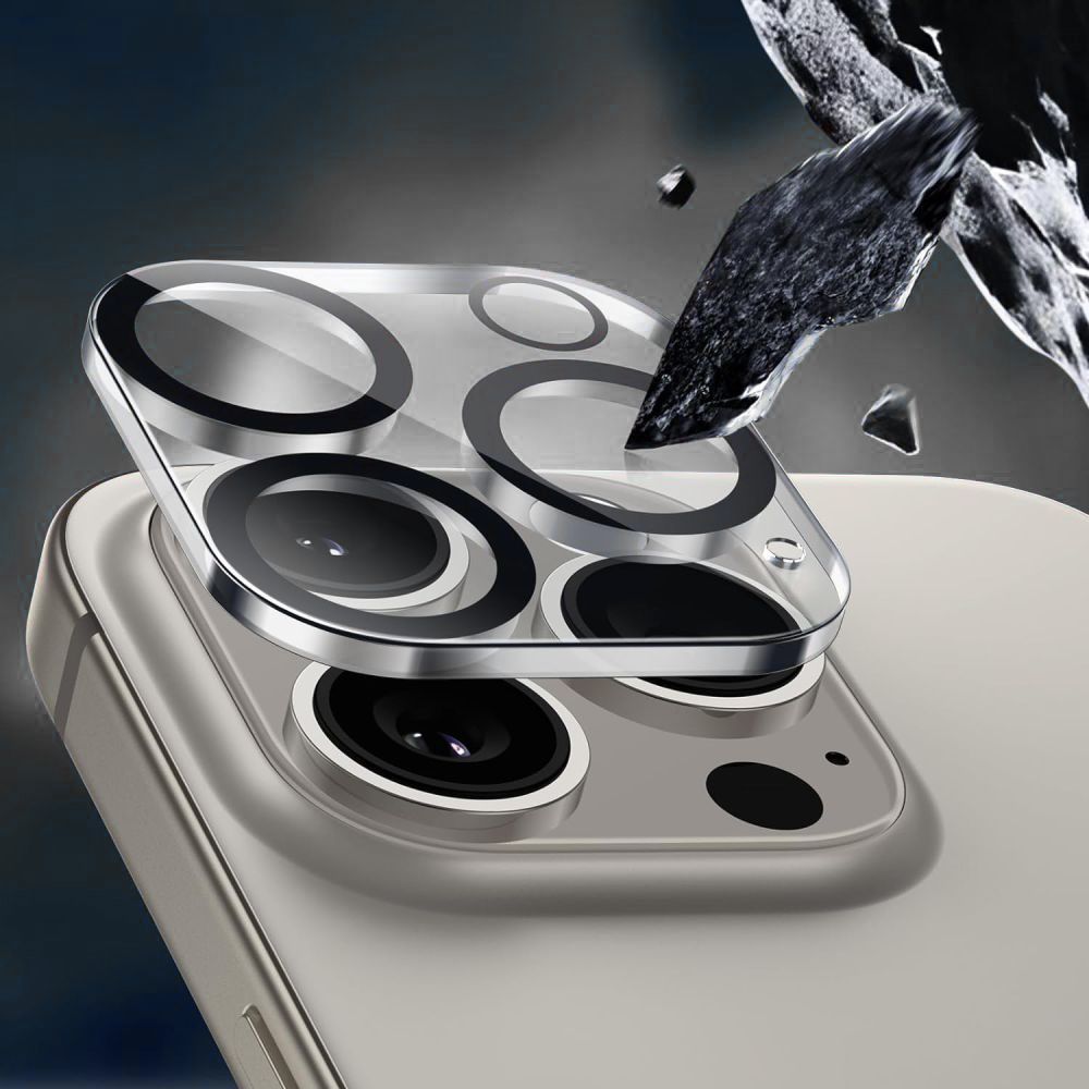 Tech-Protect Cam Fit+ kameros stiklas iPhone 14/15 – skaidrus -- iPhone 14 / iPhone 14 Plus / iPhone 15 / iPhone 15 Plus