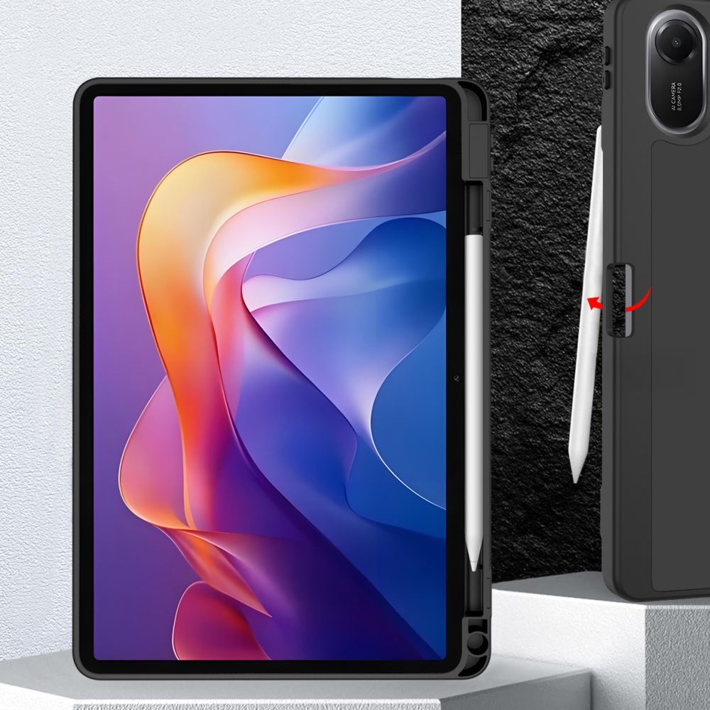 Tech-Protect SC rašiklio dėklas, skirtas Xiaomi Redmi Pad 2 11.0 – juodas -- Xiaomi Redmi Pad 2