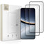 Tech-Protect Glass Fit+ stiklas Poco F7 5G – juodas, 2 vnt. -- Poco F7