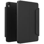 Uniq Rovus Snapmount Magnetic 360 besisukantis nuimamas dėklas, skirtas iPad Air 11" 2024 / 2025 / iPad Air 10.9" 2020 / 2022 - juodas