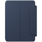 Uniq Rovus Snapmount Magnetic 360 besisukantis nuimamas dėklas, skirtas iPad Air 11" 2024 / 2025 / iPad Air 10.9" 2020 / 2022 – tamsiai mėlyna