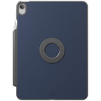 Uniq Rovus Snapmount Magnetic 360 besisukantis nuimamas dėklas, skirtas iPad Air 11" 2024 / 2025 / iPad Air 10.9" 2020 / 2022 – tamsiai mėlyna