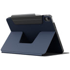 Uniq Rovus Snapmount Magnetic 360 besisukantis nuimamas dėklas, skirtas iPad Air 11" 2024 / 2025 / iPad Air 10.9" 2020 / 2022 – tamsiai mėlyna