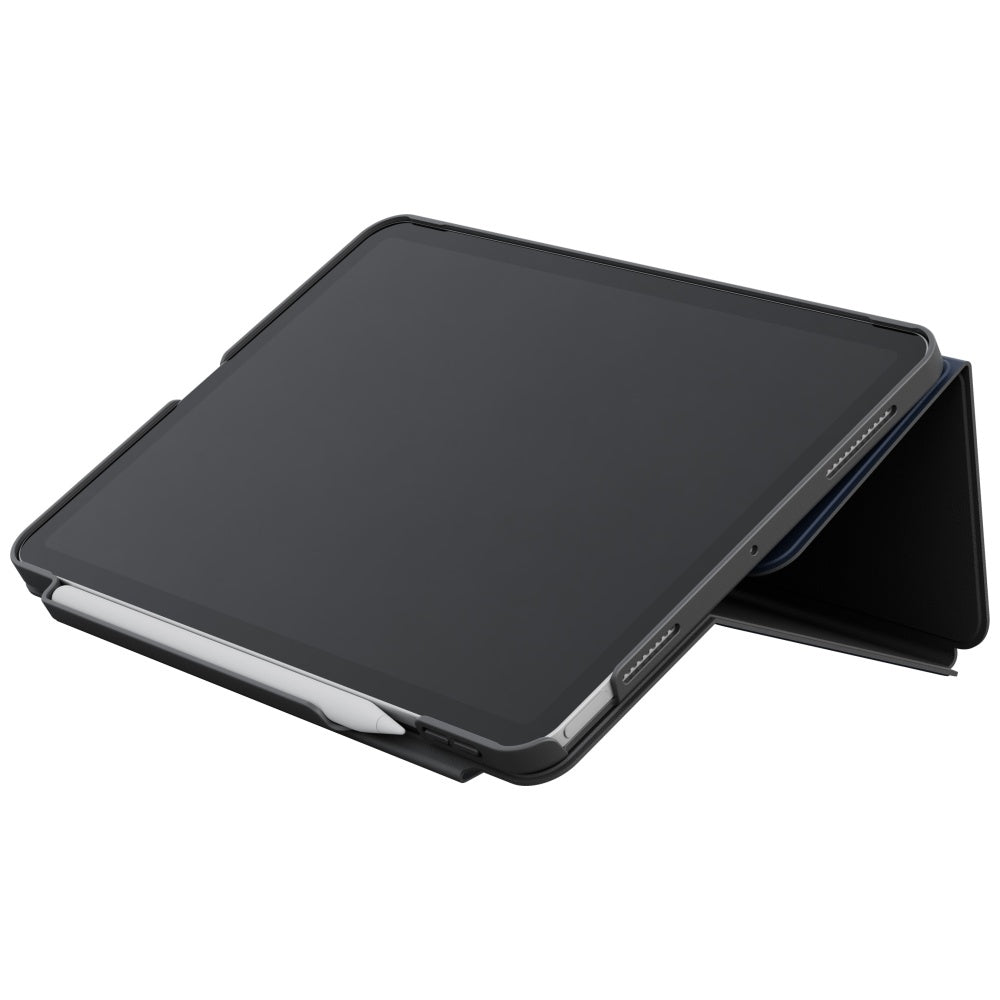 Uniq Rovus Snapmount Magnetic 360 besisukantis nuimamas dėklas, skirtas iPad Air 11" 2024 / 2025 / iPad Air 10.9" 2020 / 2022 – tamsiai mėlyna