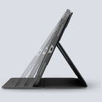 Uniq Rovus Snapmount Magnetic 360 besisukantis nuimamas dėklas, skirtas iPad Air 11" 2024 / 2025 / iPad Air 10.9" 2020 / 2022 – tamsiai mėlyna