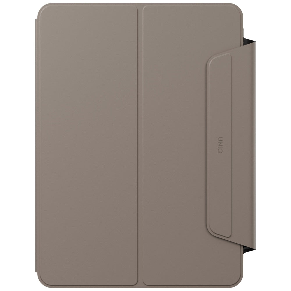 Uniq Rovus Snapmount Magnetic 360 besisukantis nuimamas dėklas, skirtas iPad Air 11" 2024 / 2025 / iPad Air 10.9" 2020 / 2022 - pilka