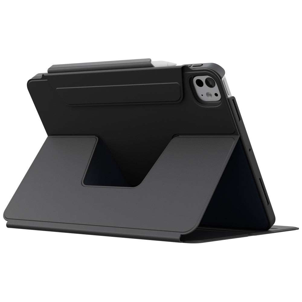 Uniq Rovus Snapmount Magnetic 360 besisukantis nuimamas dėklas, skirtas iPad Pro 13" 2024 (7 karta) - juodas