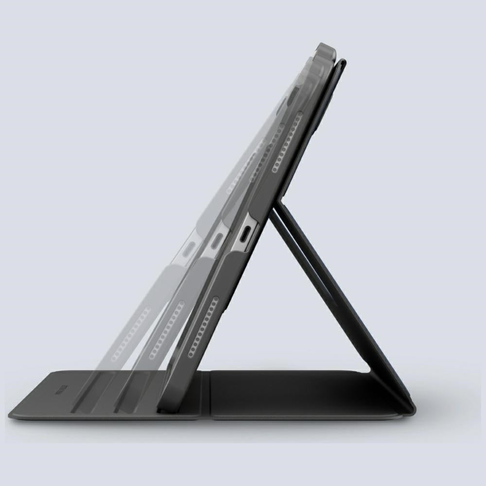 Uniq Rovus Snapmount Magnetic 360 besisukantis nuimamas dėklas, skirtas iPad Pro 13" 2024 (7 karta) - juodas
