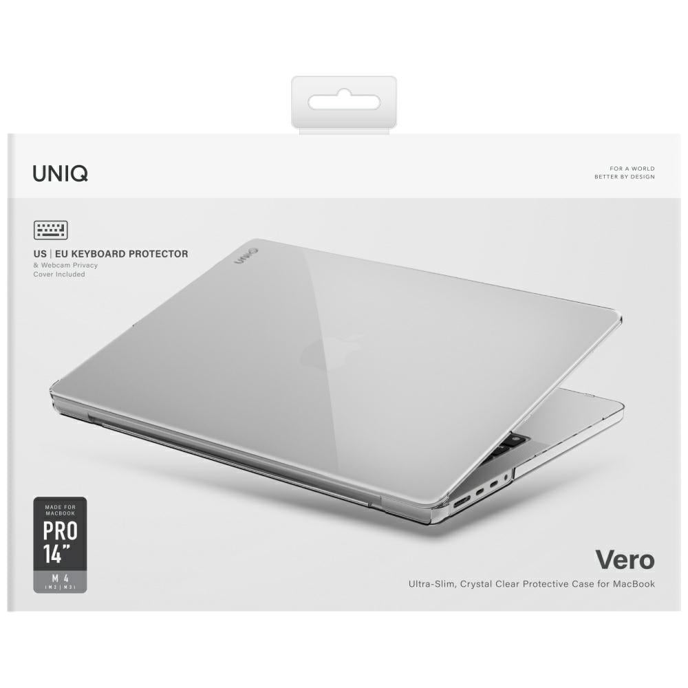 Uniq Vero dėklas MacBook Pro 14" M1-M4 (2021-2024) - Skaidrus -- MacBook Pro 14" M1/M2/M3/M4
