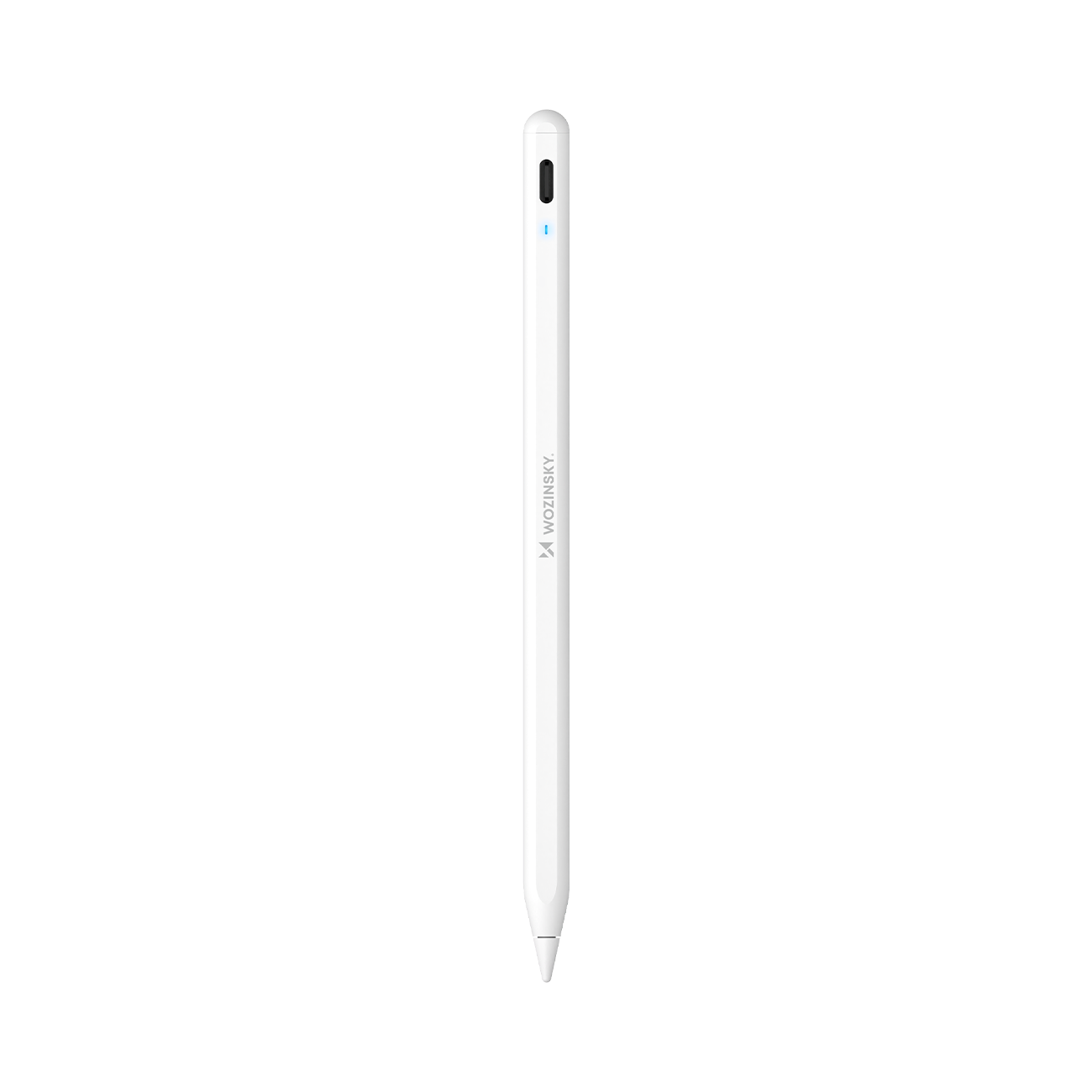 Wozinsky WRA-08 Stylus, skirtas iPad USB-C greitajam įkrovimui – baltas