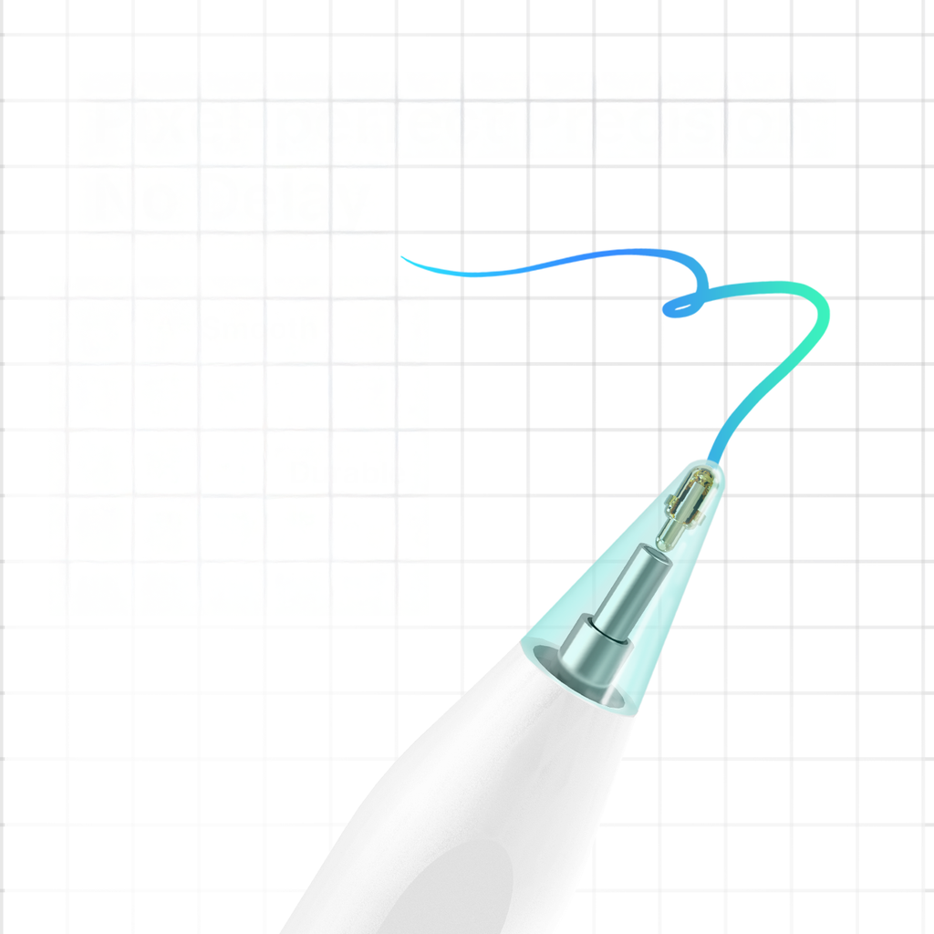 Wozinsky WRA-08 Stylus, skirtas iPad USB-C greitajam įkrovimui – baltas