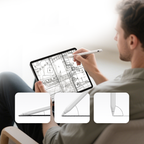 Wozinsky WRA-08 Stylus, skirtas iPad USB-C greitajam įkrovimui – baltas