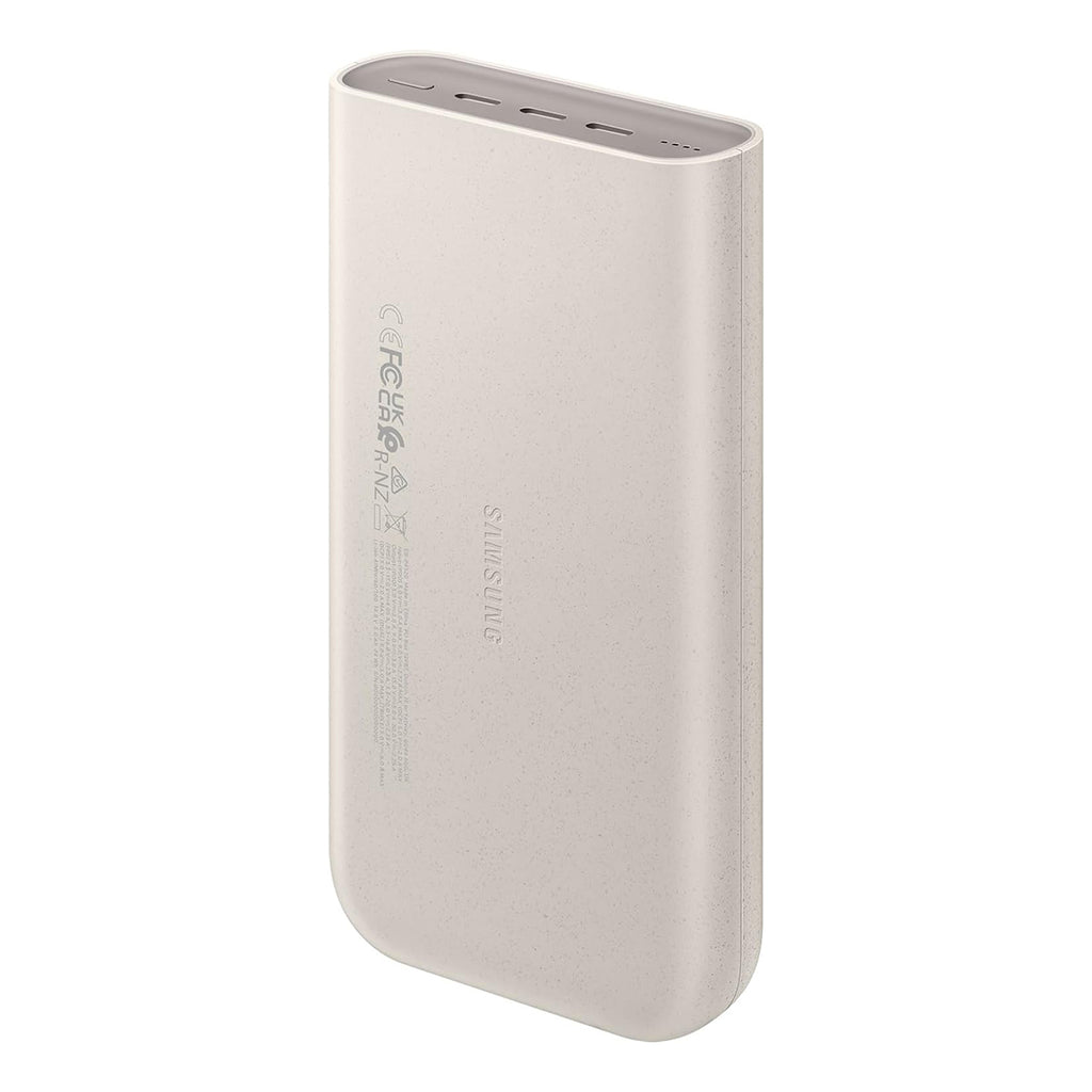 Powerbank Samsung EB-P4520XUEGWW 20000 mAh 3x USB-C 45W SFC - smėlio spalva -- Powerbanks