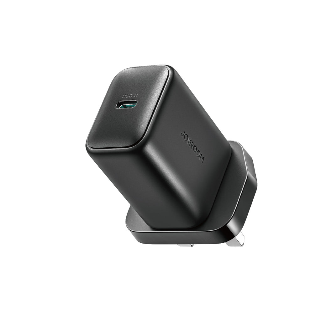 Joyroom JR-TCF23 25W sieninis įkroviklis su 1m USB-C laidu - juodas -- Cell phone chargers