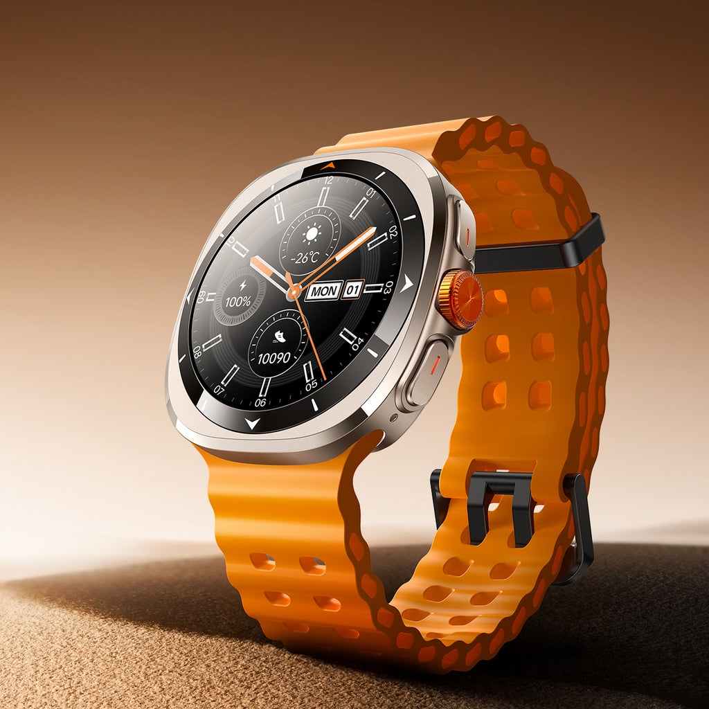 Joyroom Venture Series JR-FV2 Sportinis išmanusis laikrodis su skambučių priėmimo funkcija - Oranžinis -- Watch Straps