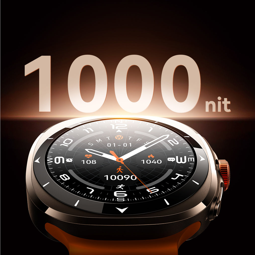 Joyroom Venture Series JR-FV2 Sportinis išmanusis laikrodis su skambučių priėmimo funkcija - Oranžinis -- Watch Straps