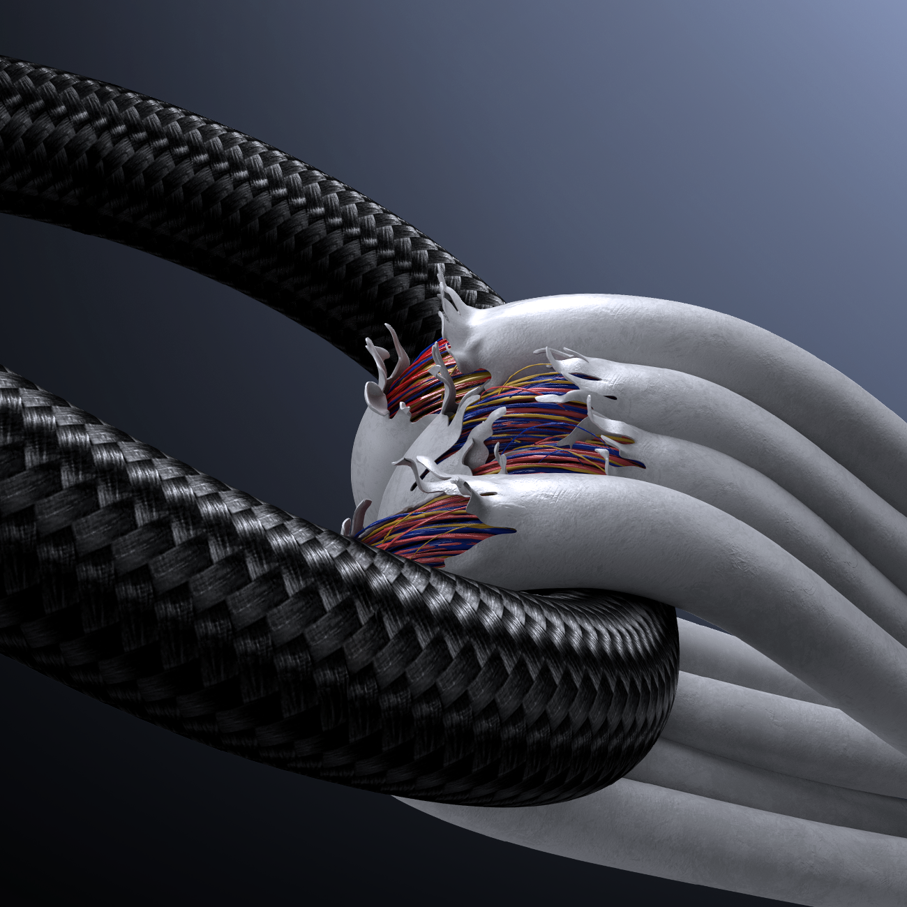 Joyroom S-A16 Pro Prism Series 66W USB-A - USB-C Laidas su ekranu 1.2m - juodas