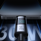 Joyroom S-A16 Pro Prism Series 30W USB-C - Lightning Laidas su ekranu 1.2m - juodas